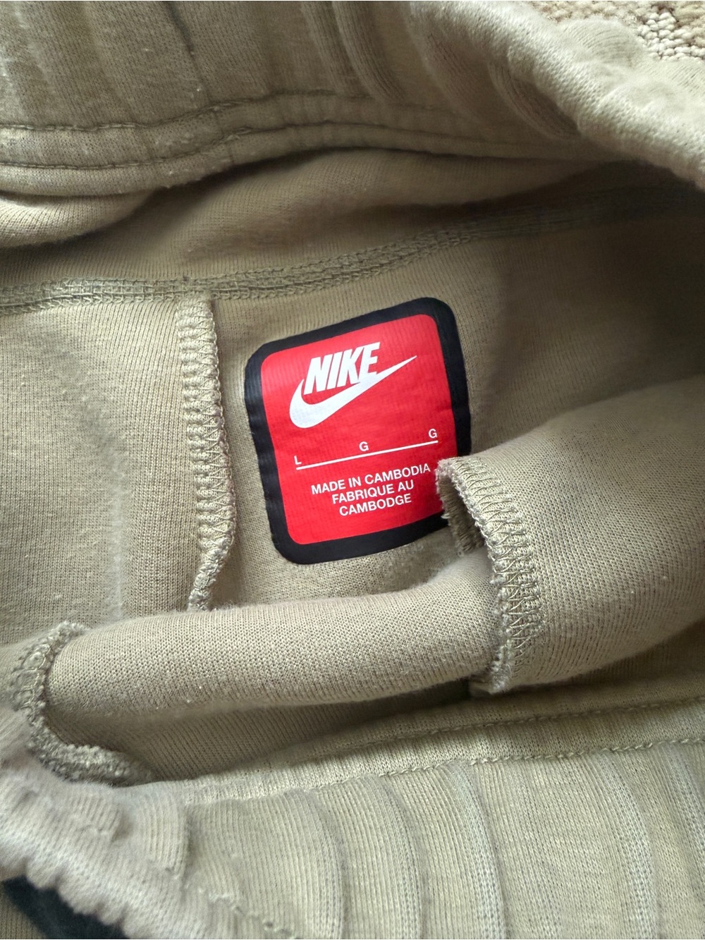Youth Nike Tech Outfit Hoodie and Pants - Olive - Picture 3 of 4